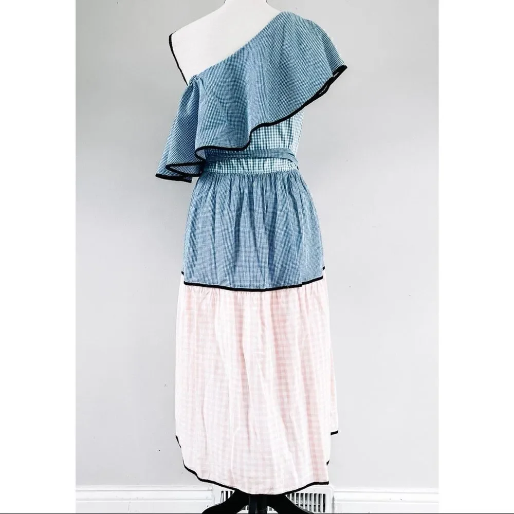 Hemant & Nandita Dress Melantha Floral Gingham